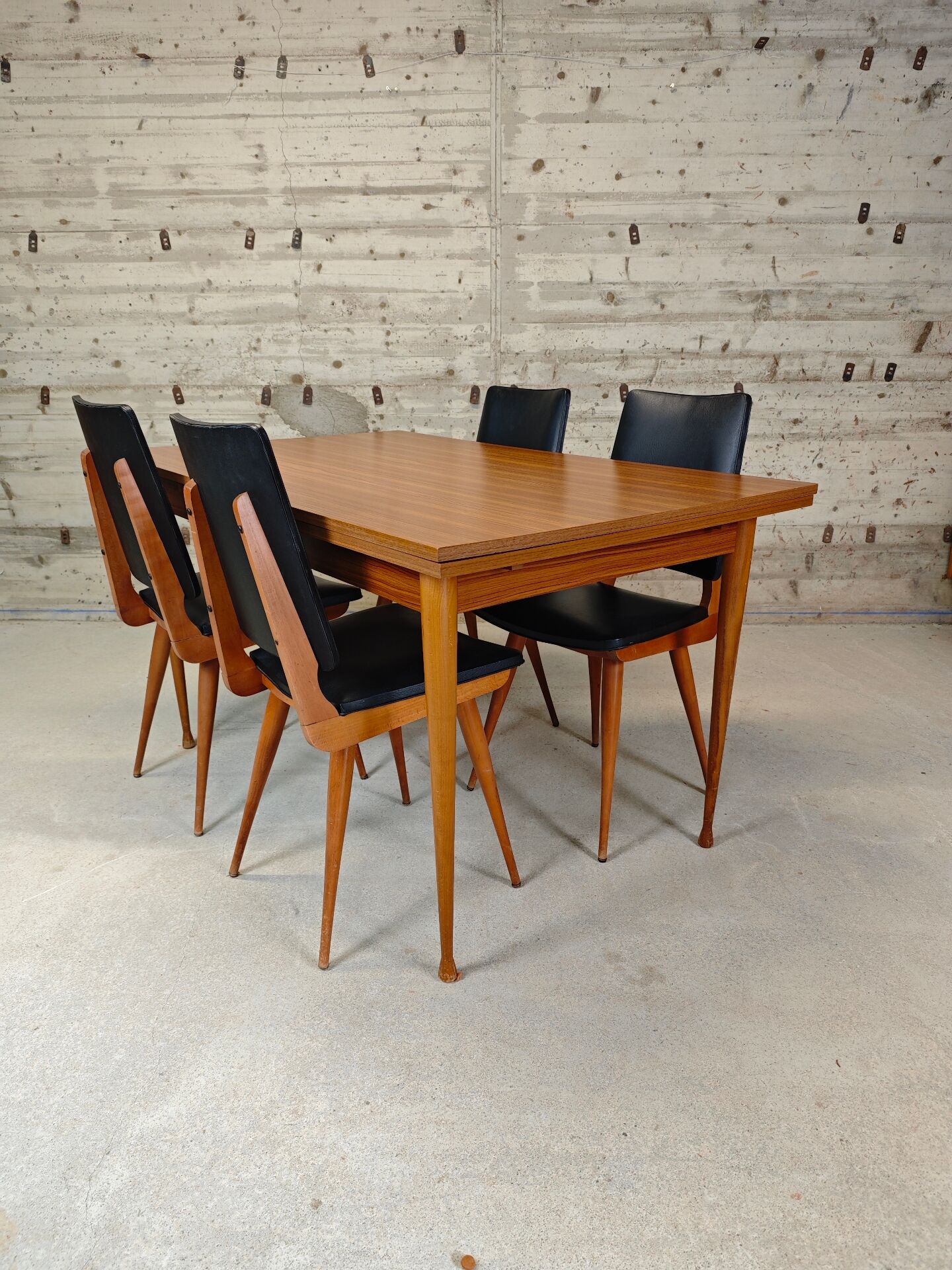 Table scandinave vintage extensible