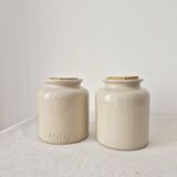 Set of 2 stoneware pots/vase - Lab Lagny Vintage