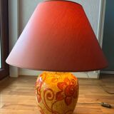 Orange table lamp