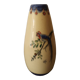 Vase art déco signé , décor oiseau de paradis