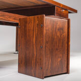 Mid-Century Modern Jacaranda Itamaraty Desk by Sergio Rodrigues for Oca, Brazil, 1960s