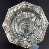 Candle holders - glass or cut crystal