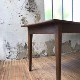 Farm table in raw wood