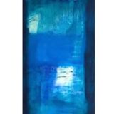 Tableau Bleu Abstrait