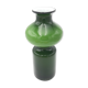Scandinavian vase green and opaline white