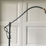 1950s iron floor lamp