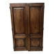 Pair of 18th-century solid walnut double-panel doors
