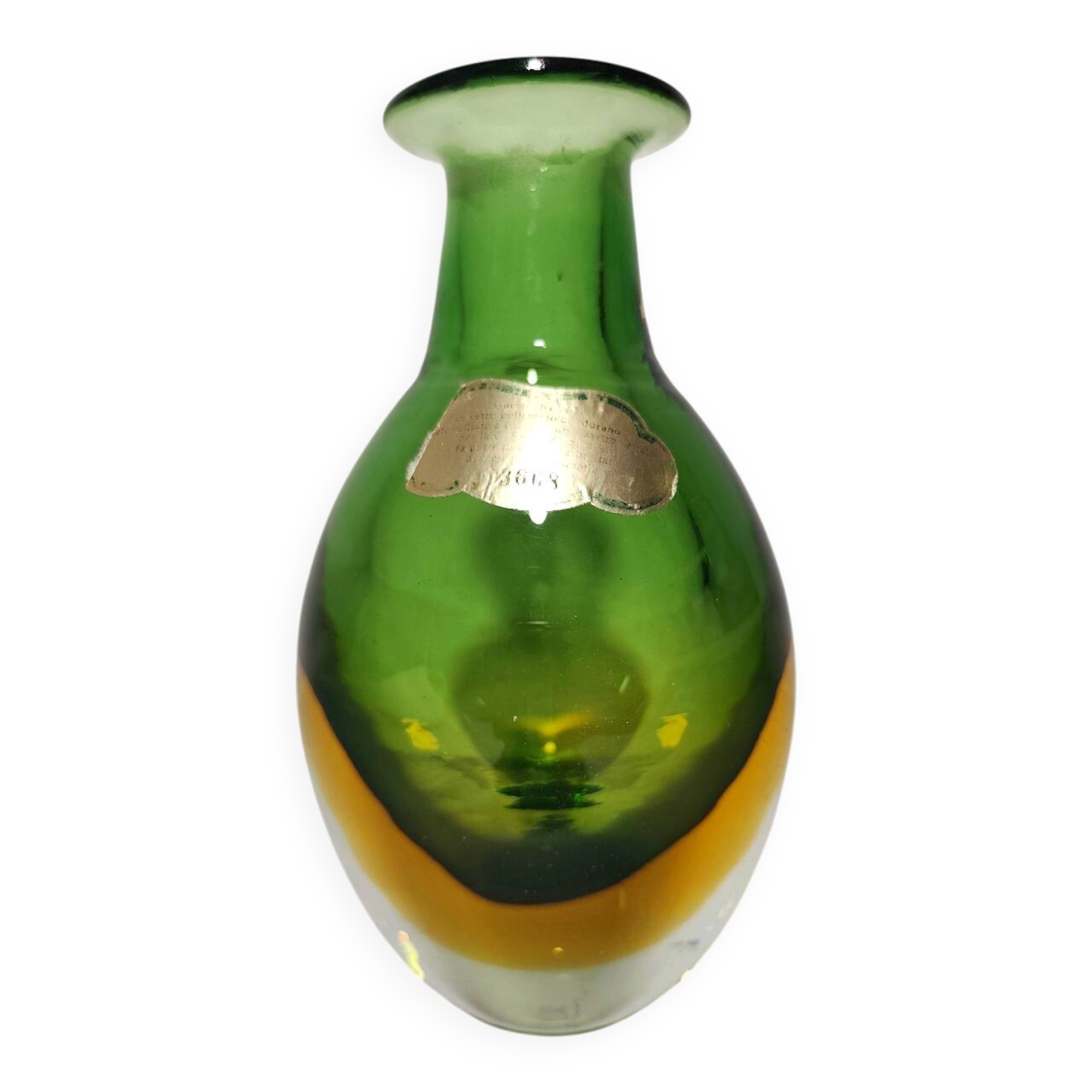 Carafe en cristal de Murano. Italie, années 1960.