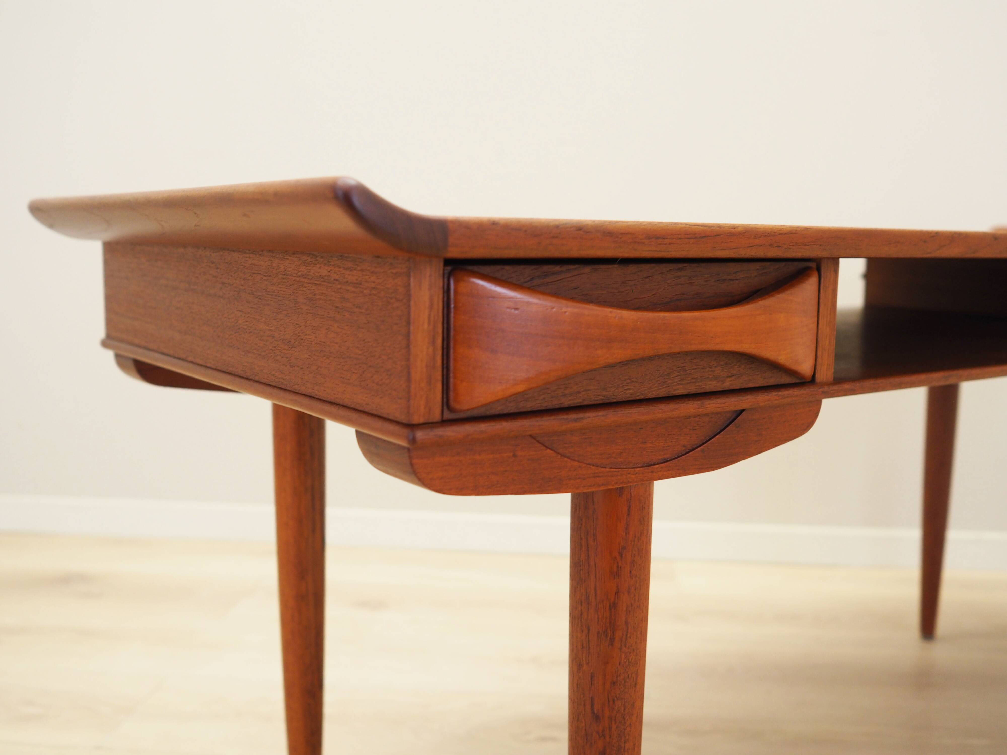 Teak coffee table, Danish design, 1970s, production: Denmark