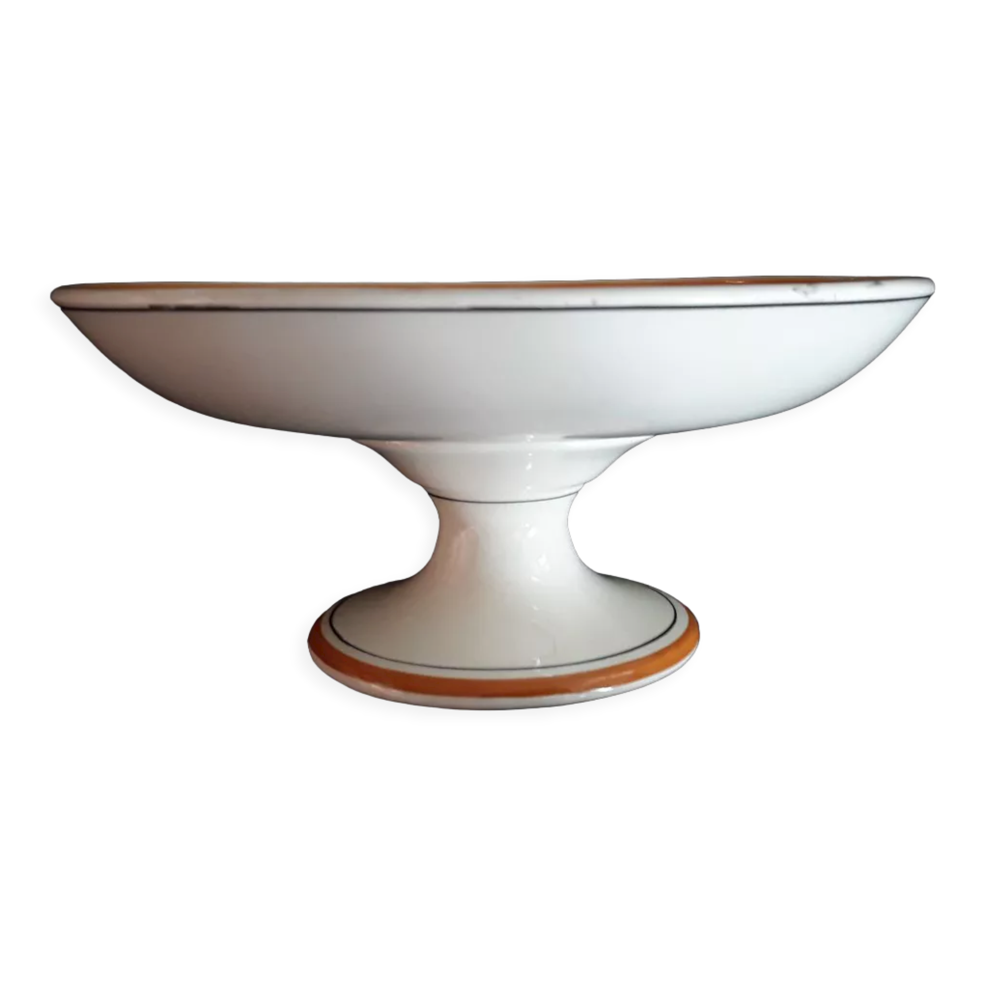 Fruit cup on pedestal - Creil & Montereau - 80s