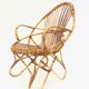 Rohe Noordwolde rattan chair, 1960, Netherlands