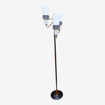 3-light floor lamp from Arlus from the 1950s