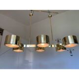 Italian Sputnik Candlestick Metal Gold Stilnovo Lelli Style