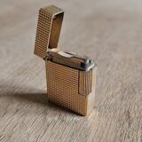 Briquet Dupont en plaqué or