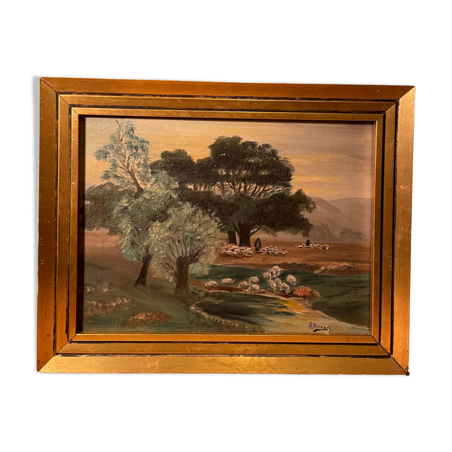 Old painting oil on canvas