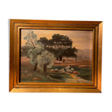 Tableau ancien huile sur toile