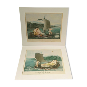 Gravures l’amour et