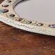 Modernist mirror, J Capo Enamels, wood and enamel