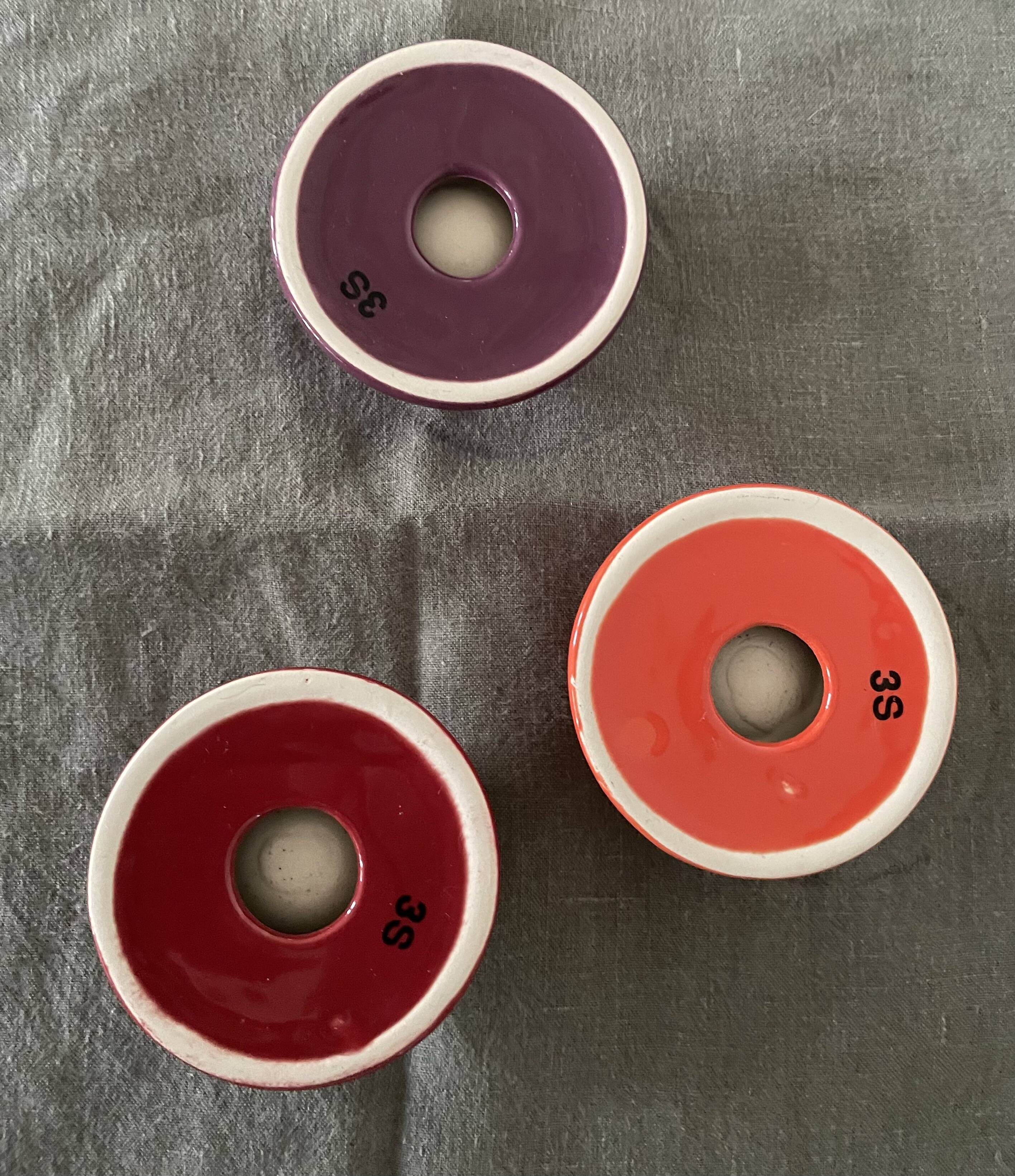 70´S earthenware egg cups