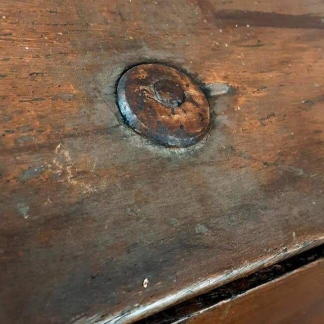 Very large antique wooden trunk (clearance price) treasure chest