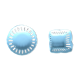 2 chiseled white porcelain cups