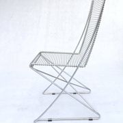4 wire chairs by Till Behrens for Schlubach
