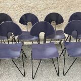 Set of 36 stackable chairs by Walter Leeman for Kusch & Co