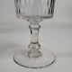 Set of 8 crystal wine glasses XIXth