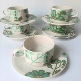 Set of 5 cups Villeroy and Boch scarlett