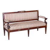 Sofa en acajou de l'Empire français, années 1860