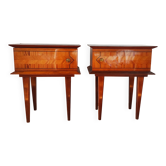 Pair of bedside tables, 1955