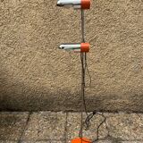 1970s orange designer floor lamp