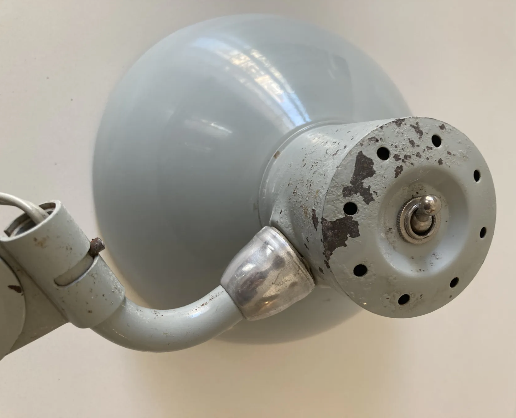 Lampe atelier accordéon 1960