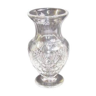 St louis stamped crystal vase