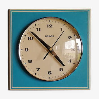 Vintage clock, "Blue Bayard" wall clock