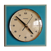 Vintage clock, "Blue Bayard" wall clock