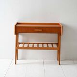 1950s/60s Scandinavian vintage bicolor teak nightstand
