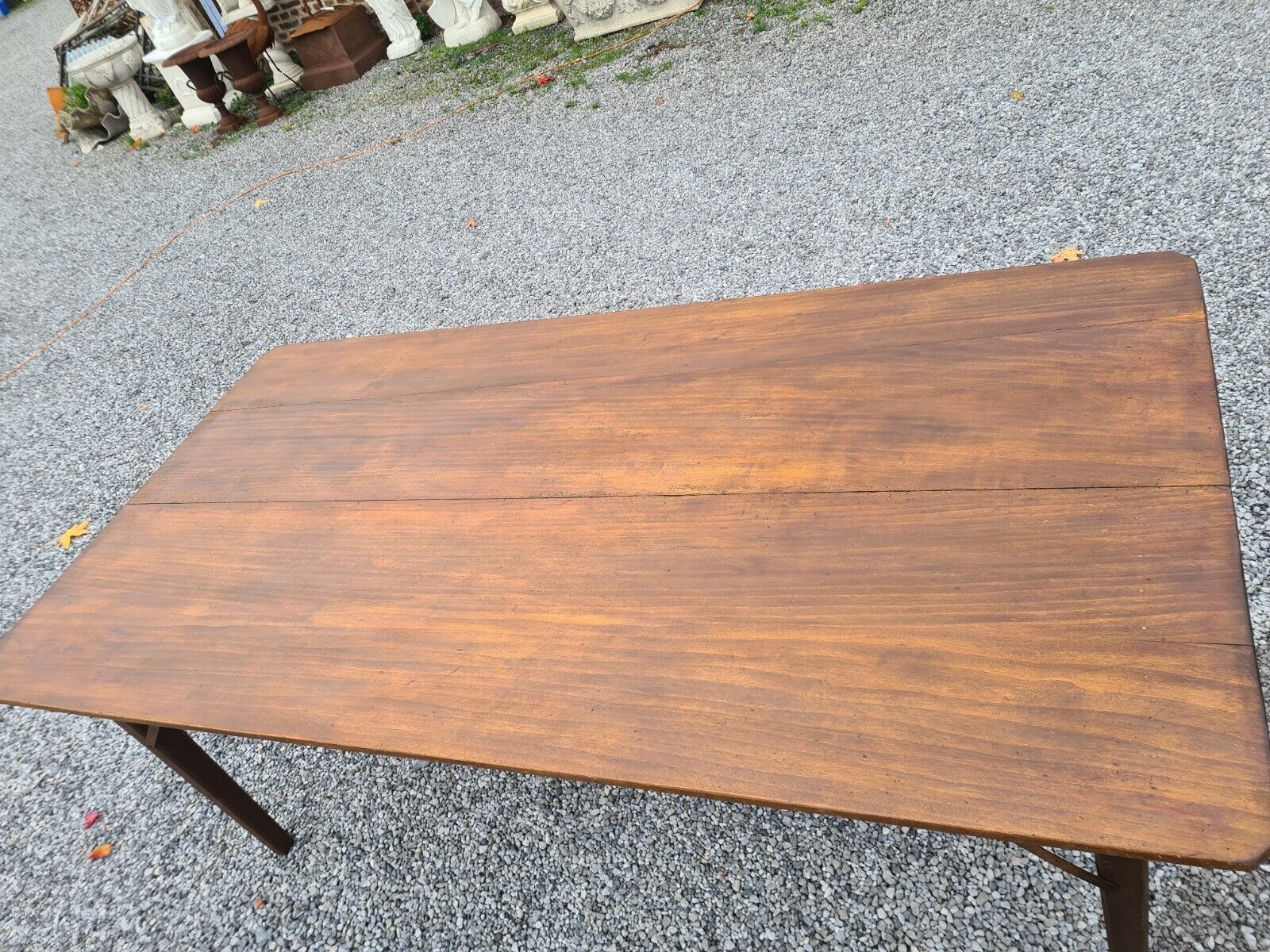 Oak folding table