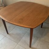Scandinavian extendable teak dining table by alf aarseth