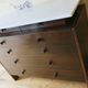 Mid century Italian mahogany and marble chest of drawers, 1960s