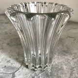 Crystal tulip vase