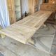 Monastery table with extensions in solid oak