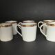 Ensemble de six tasses à café en porcelaine Haviland