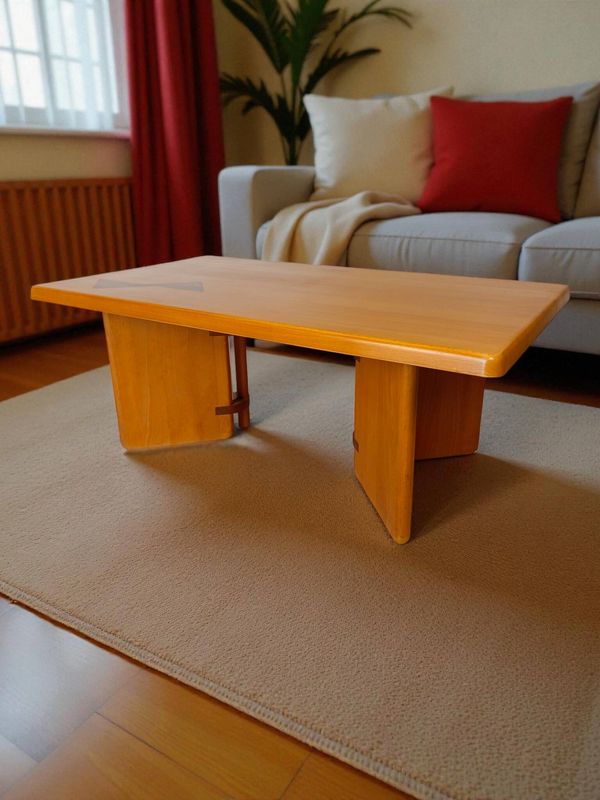 Table basse en orme