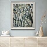 "Enigma" oil on board framed by Meryl watts