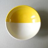 Trinket bowl bicolor ceramic years 50/60