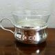 6-cup tea set and silver tray