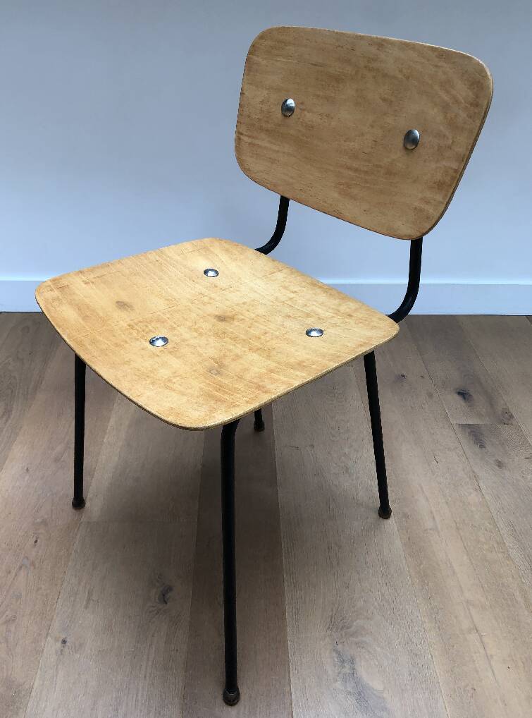 Pair of vintage Carolina Perfecto Airborne chairs 1950