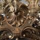 Baroque mirror 19th century gilded  84x156cm