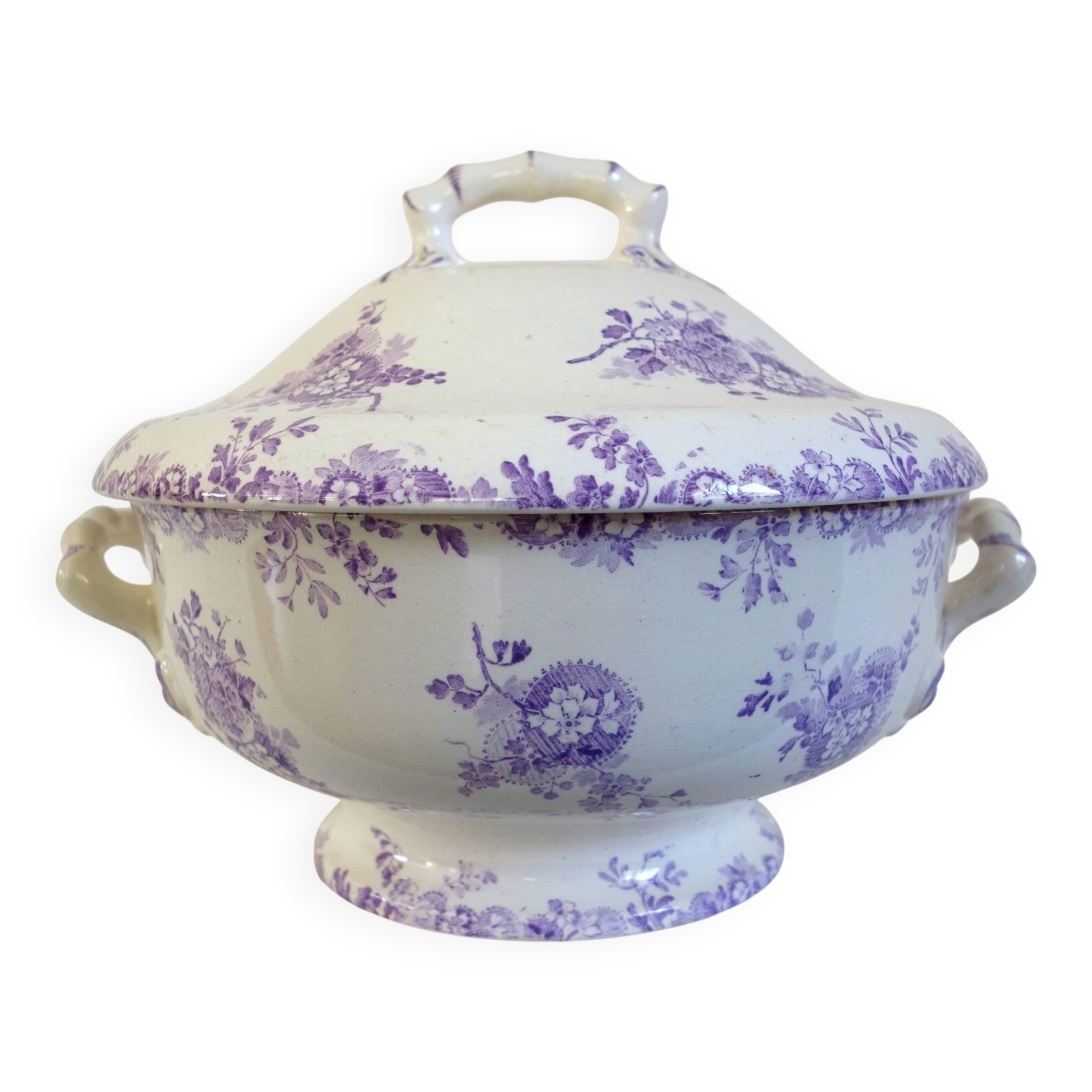 Longwy soup tureen model Hanoi, ironstone, early 20th century.